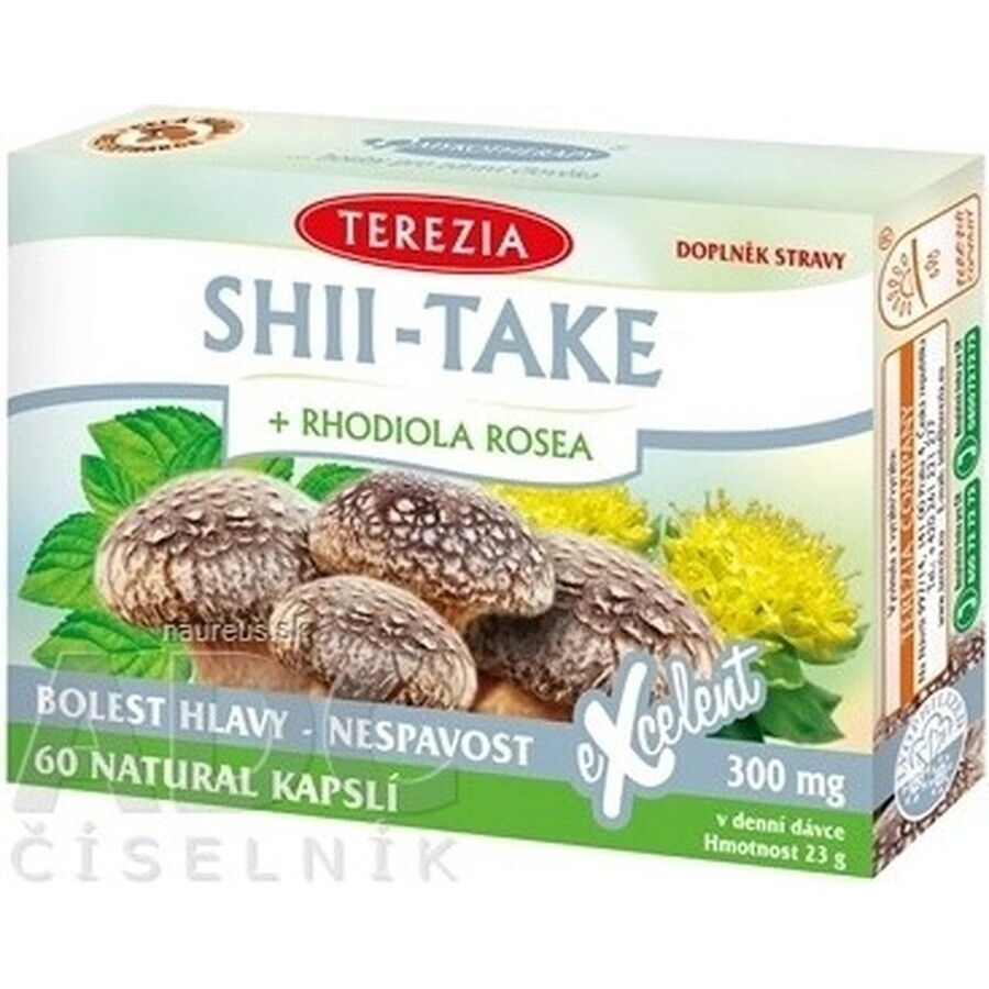 THEREZIA SHII-TAKE + RHODIOLA ROSEA 1×60 cps, complément alimentaire