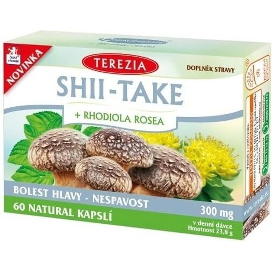 THEREZIA SHII-TAKE + RHODIOLA ROSEA 1×60 cps, complément alimentaire