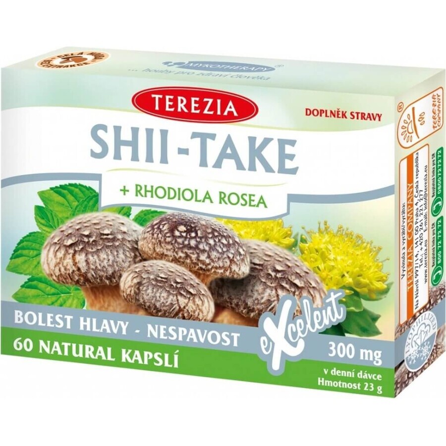 THEREZIA SHII-TAKE + RHODIOLA ROSEA 1×60 cps, complément alimentaire