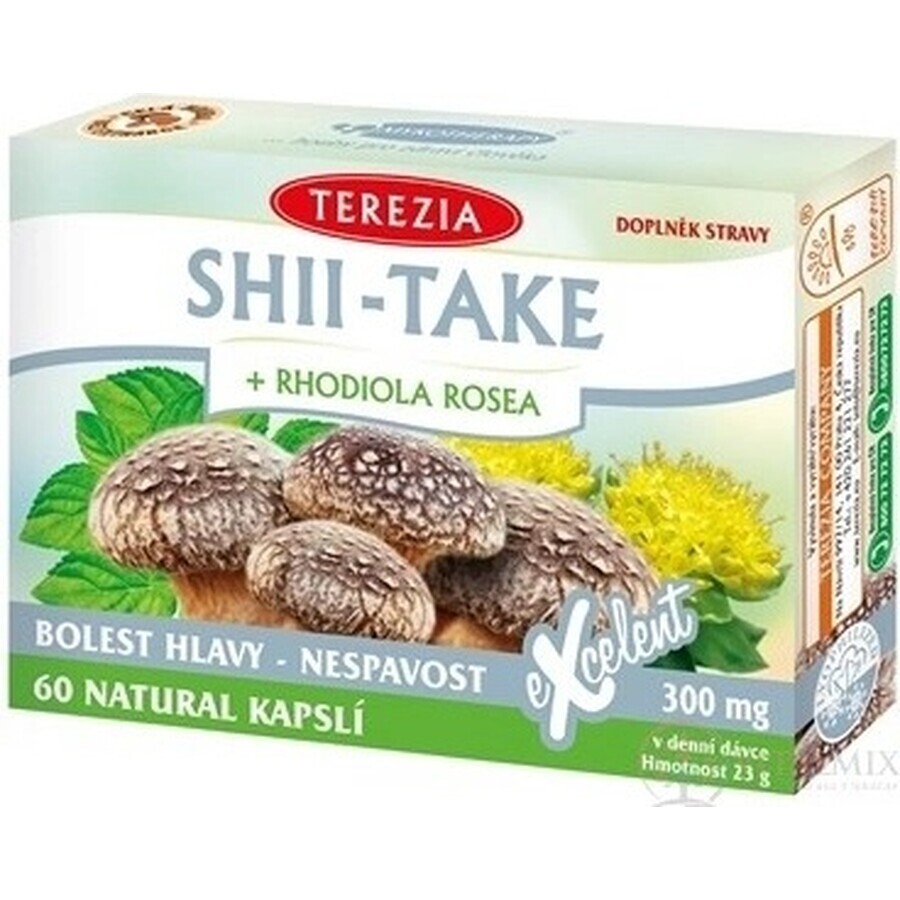 THEREZIA SHII-TAKE + RHODIOLA ROSEA 1×60 cps, complément alimentaire