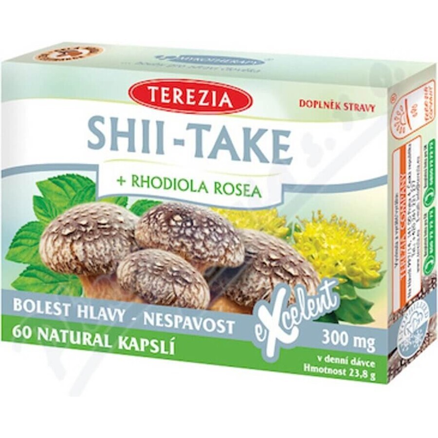 THEREZIA SHII-TAKE + RHODIOLA ROSEA 1×60 cps, complément alimentaire