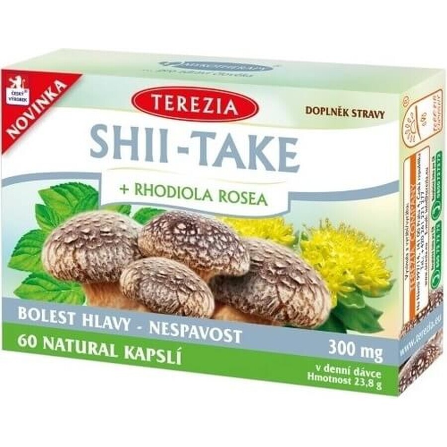 THEREZIA SHII-TAKE + RHODIOLA ROSEA 1×60 cps, complément alimentaire