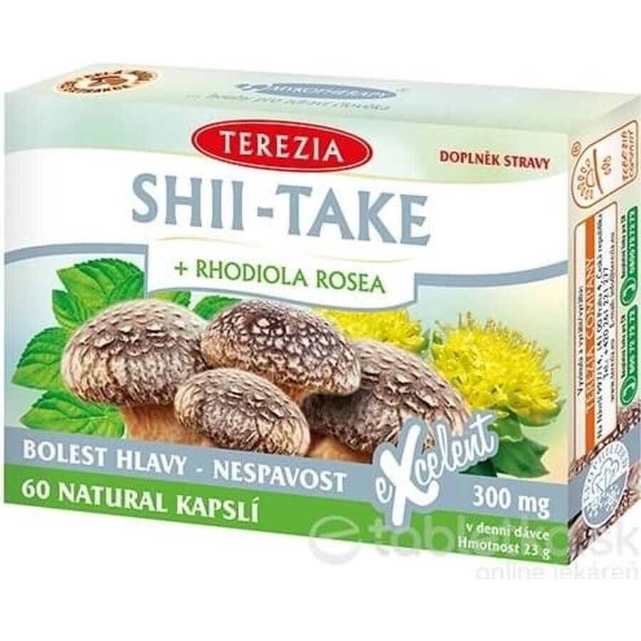 THEREZIA SHII-TAKE + RHODIOLA ROSEA 1×60 cps, complément alimentaire