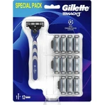 Gillette Mach3 Special Pack Radea + 12nh 1×1 szt.: ceny i cechy