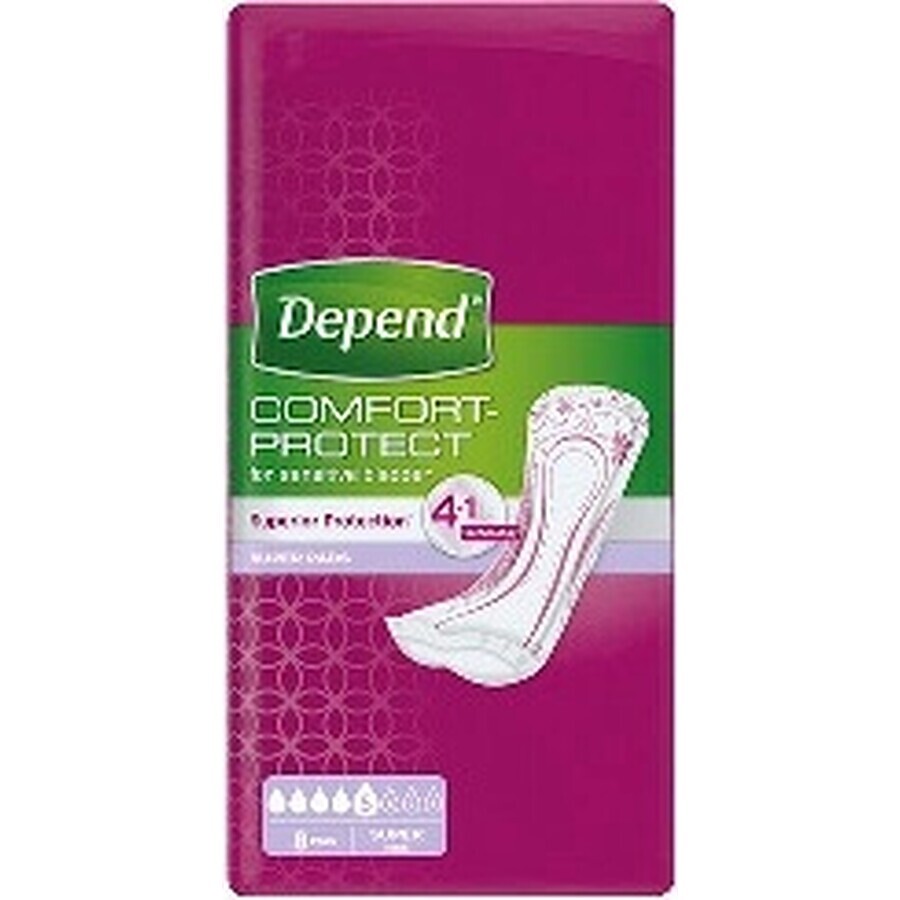 DEPEND SUPER 1×8 stuks, incontinentiemateriaal 11×36 cm