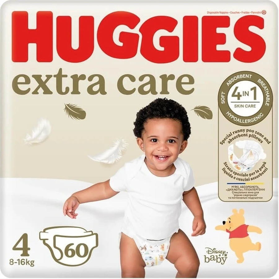 HUGGIES Elite Soft 4 Scutece 33 buc 1×1 buc