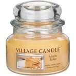 Village Candle Bougie parfumée en bouteille - Beurre d'érable - Sirop d'érable, petite 1×1 pc, bougie parfumée