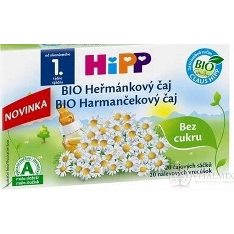 HiPP Organic Chamomile tea 20×1,5 g, chamomile tea