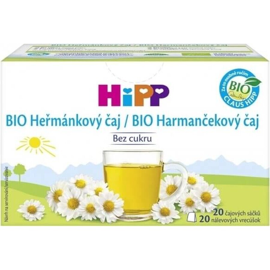 HiPP Organic Chamomile tea 20×1,5 g, chamomile tea