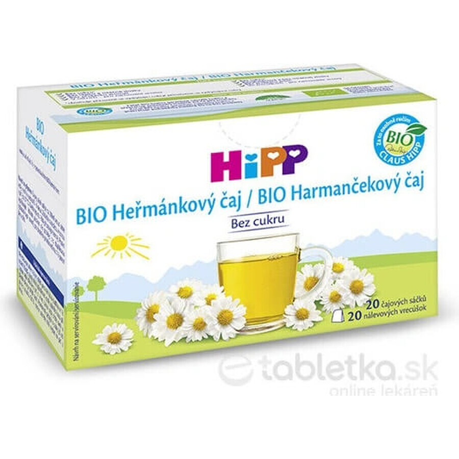 HiPP Organic Chamomile tea 20×1,5 g, chamomile tea