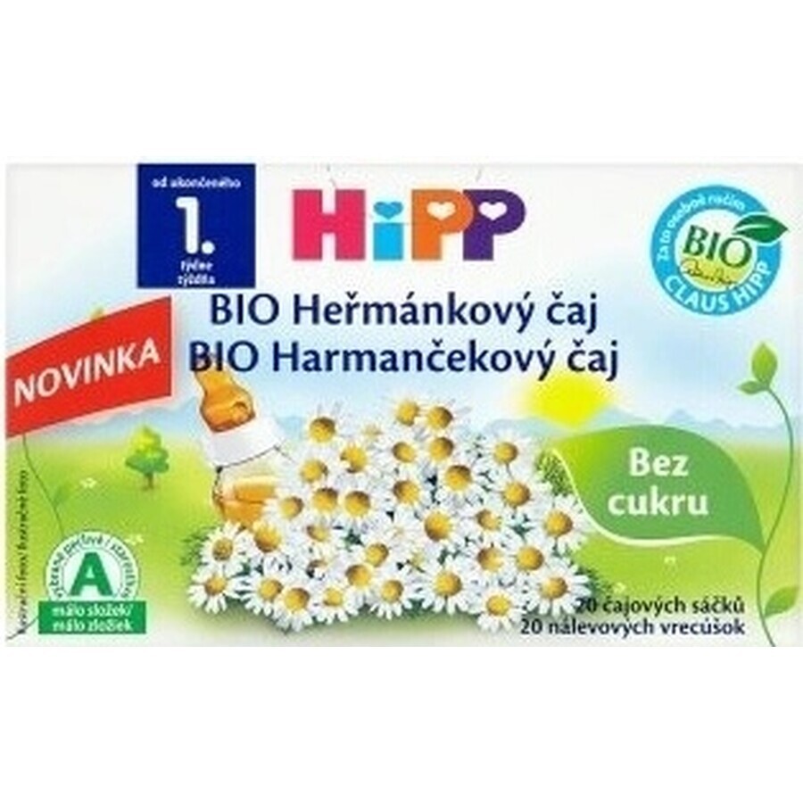 HiPP Organic Chamomile tea 20×1,5 g, chamomile tea