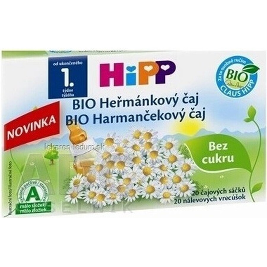 HiPP Organic Chamomile tea 20×1,5 g, chamomile tea