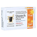 Bio Vitamine D3 3000IU D-Pearls 75 mcg, 80 softgels, Pharma Nord