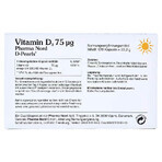 Bio Vitamine D3 3000IU D-Pearls 75 mcg, 80 softgels, Pharma Nord