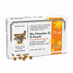 Bio Vitamine D3 3000IU D-Pearls 75 mcg, 80 softgels, Pharma Nord