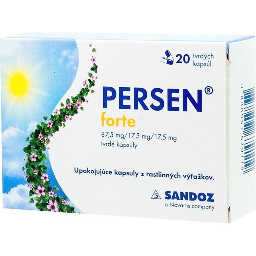 PERSEN FORTE 1×40 cps, Beruhigungskapseln