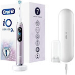 Oral B EK iO Series 9 Rozenkwarts + tandenborstelhouder + reisetui 1×1 set, elektronische tandenborstel