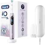 Oral B EK iO Series 9 Rozenkwarts + tandenborstelhouder + reisetui 1×1 set, elektronische tandenborstel