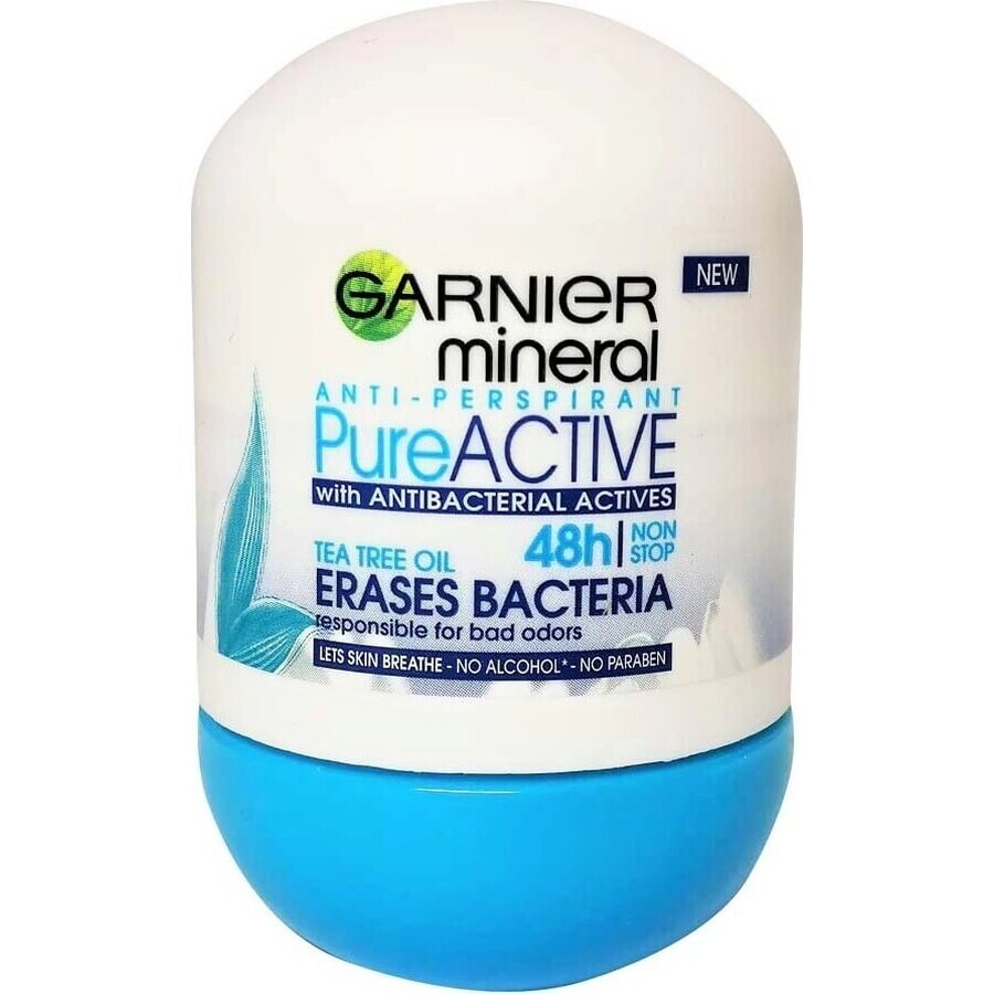 Garnier Mineral Pure Active 48h Roll-on 1×50 ml Antitranspirantkugel