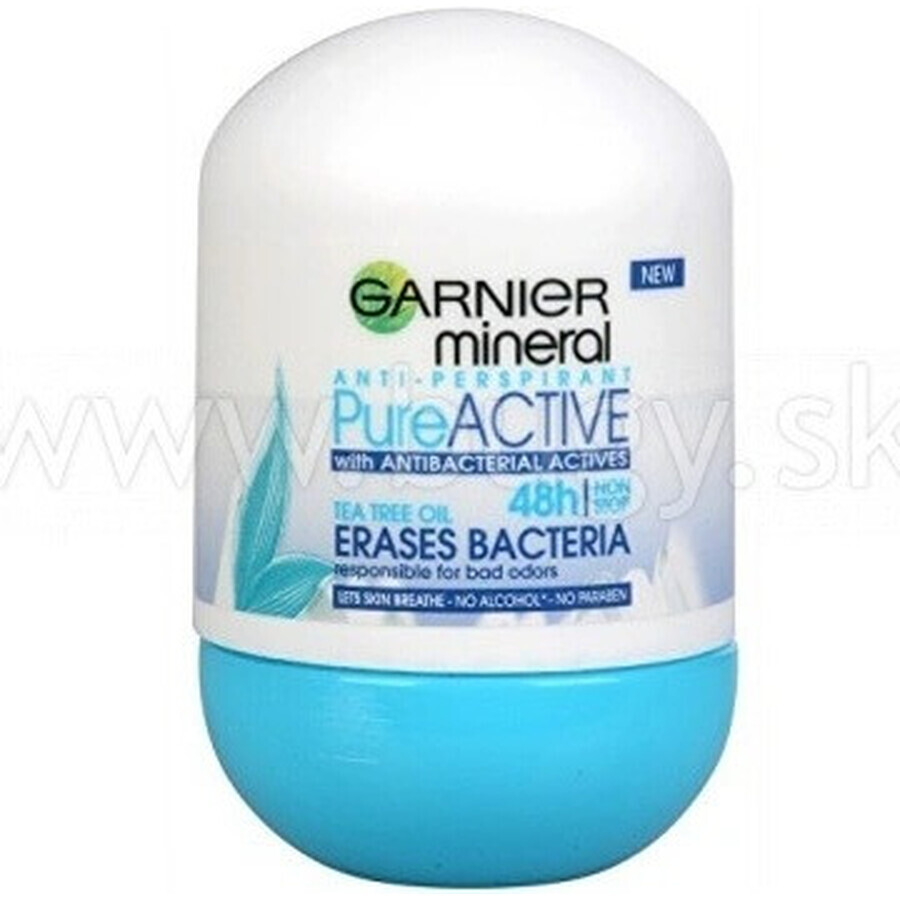 Garnier Mineral Pure Active 48h Roll-on 1×50 ml Antitranspirantkugel