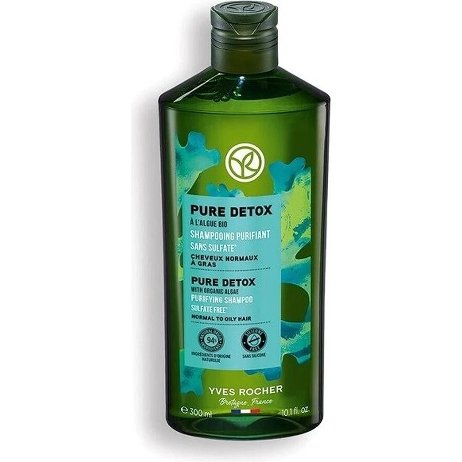 Yves Rocher Champú Detox 1×300 ml, champú detox