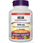 WEBBER NATURALS MSM 1000 mg BONUS 1×160 tbl, voedingssupplement