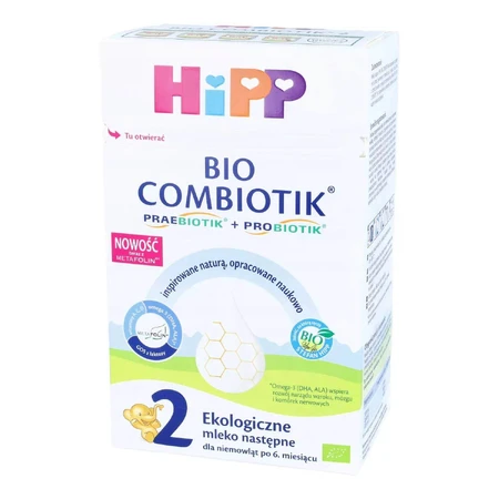 HiPP 2 BIO Combiotik® Formulă pentru sugari Follow-up (de la 6 luni) 1×500 g, formulă pentru sugari