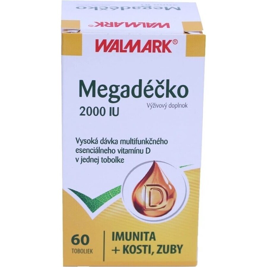 WALMARK Megadose 2000 IE 1×60 cps, vitamine D