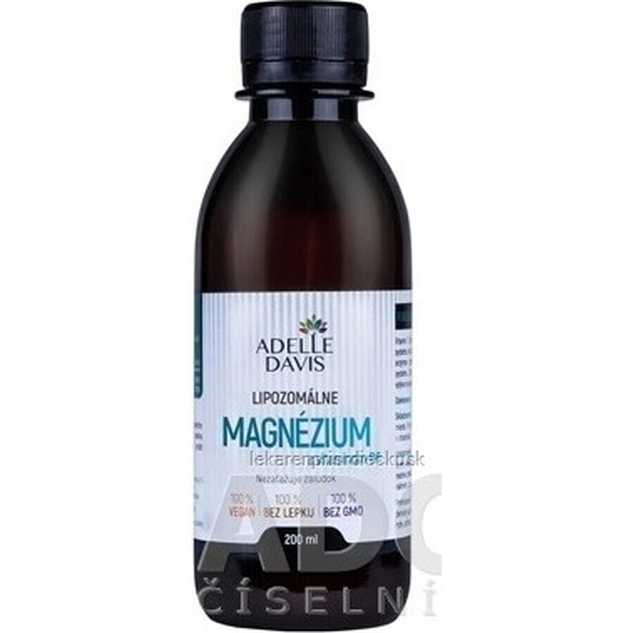 Adelle Davis liposomal magnesium with vitamin B6 1×200 ml, magnesium