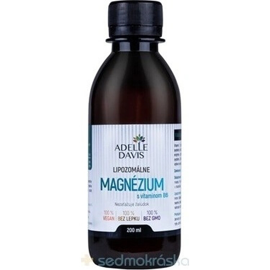 Adelle Davis liposomal magnesium with vitamin B6 1×200 ml, magnesium