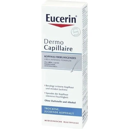 Eucerin DermoCapillaire 5% Uree tonic 1×100 ml, pentru scalp uscat