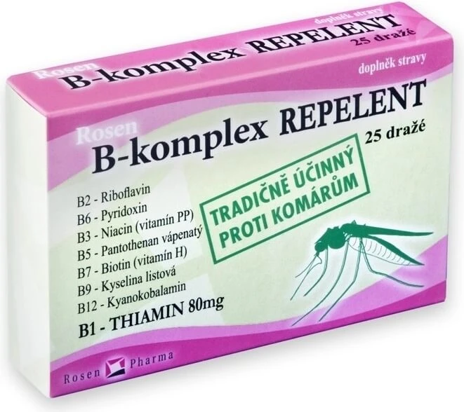 ROSEN PHARMA B-KOMPLEX B-KOMPLEX REPELLENT 1×25 tbl, Repellent in Tablettenform