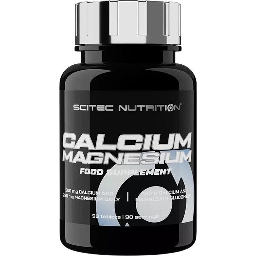 Scitec Nutrition Calcium-Magneziu 1×90 tbl, supliment alimentar