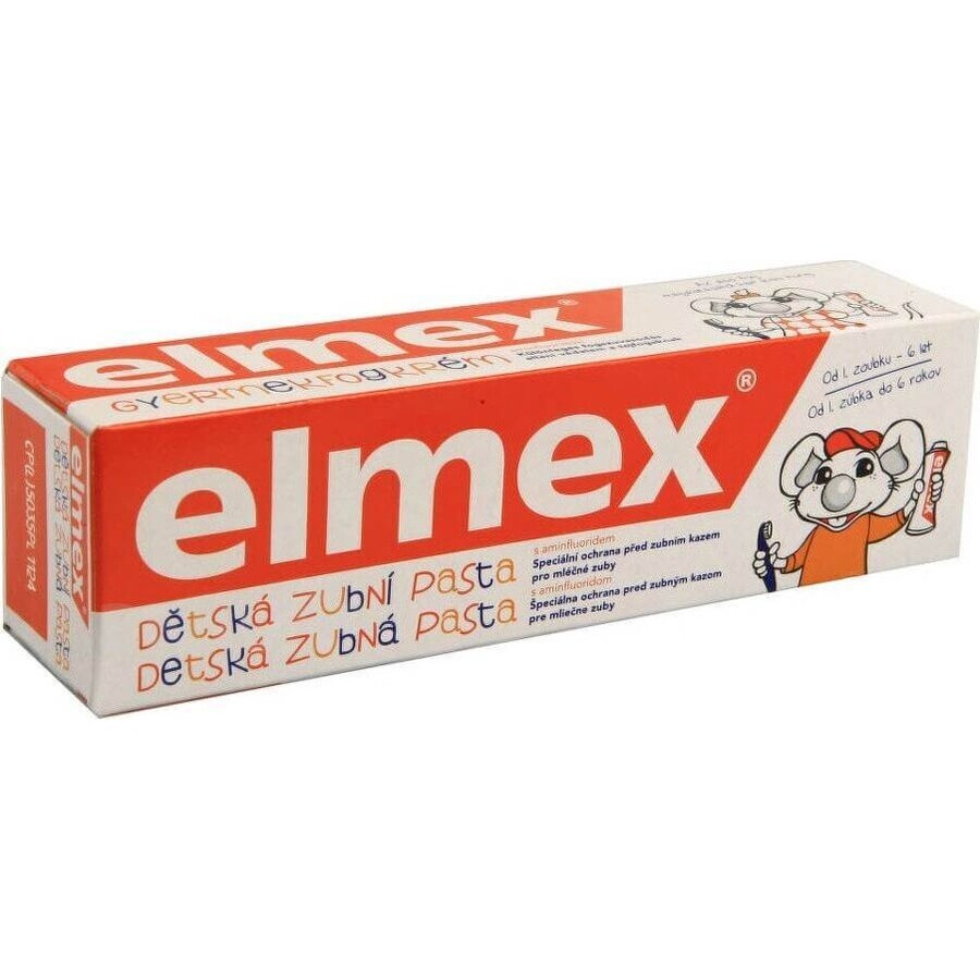 ELMEX JUNIOR TOOTH PASTE 1×75 ml, Zahnpasta für Kinder