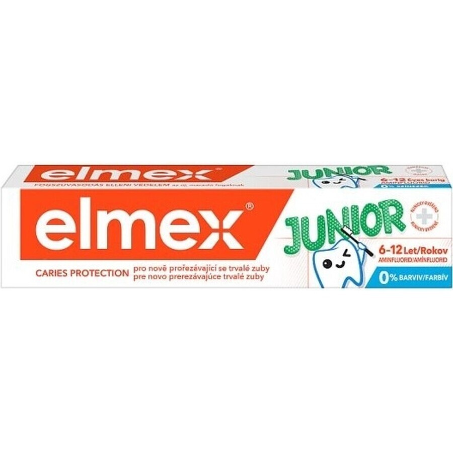 ELMEX JUNIOR TOOTH PASTE 1×75 ml, Zahnpasta für Kinder