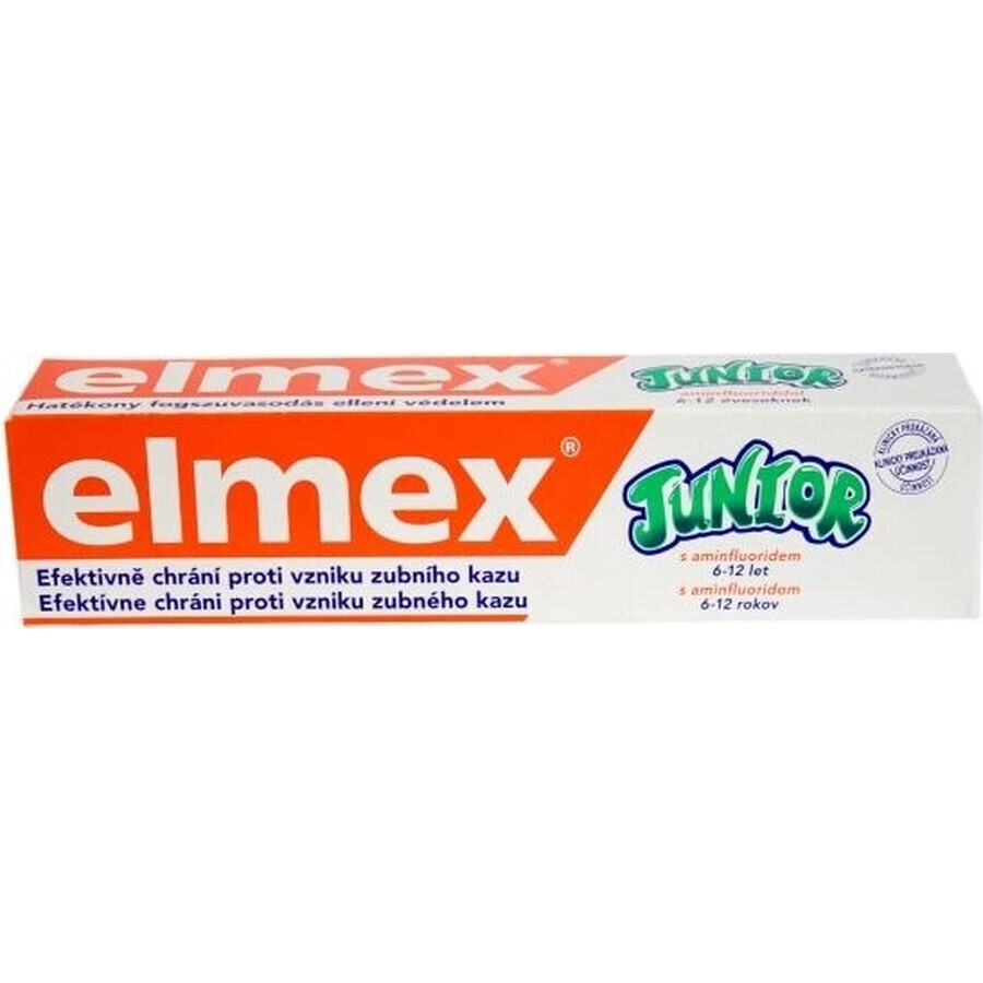 ELMEX JUNIOR TOOTH PASTE 1×75 ml, Zahnpasta für Kinder