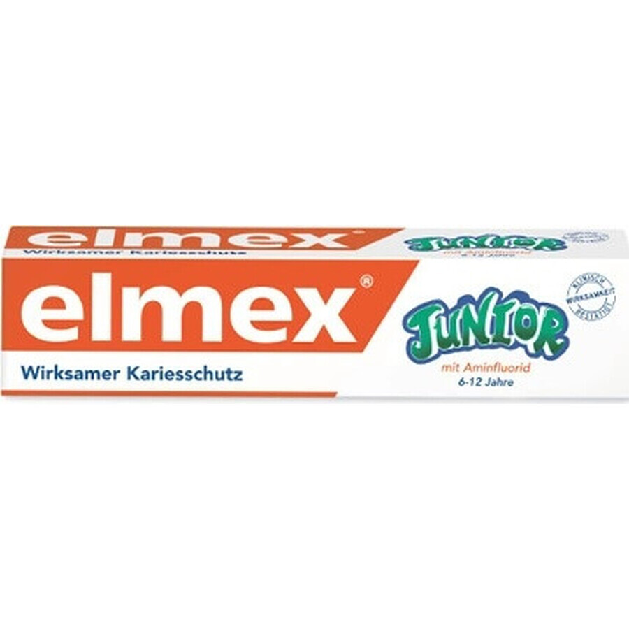 ELMEX JUNIOR TOOTH PASTE 1×75 ml, Zahnpasta für Kinder