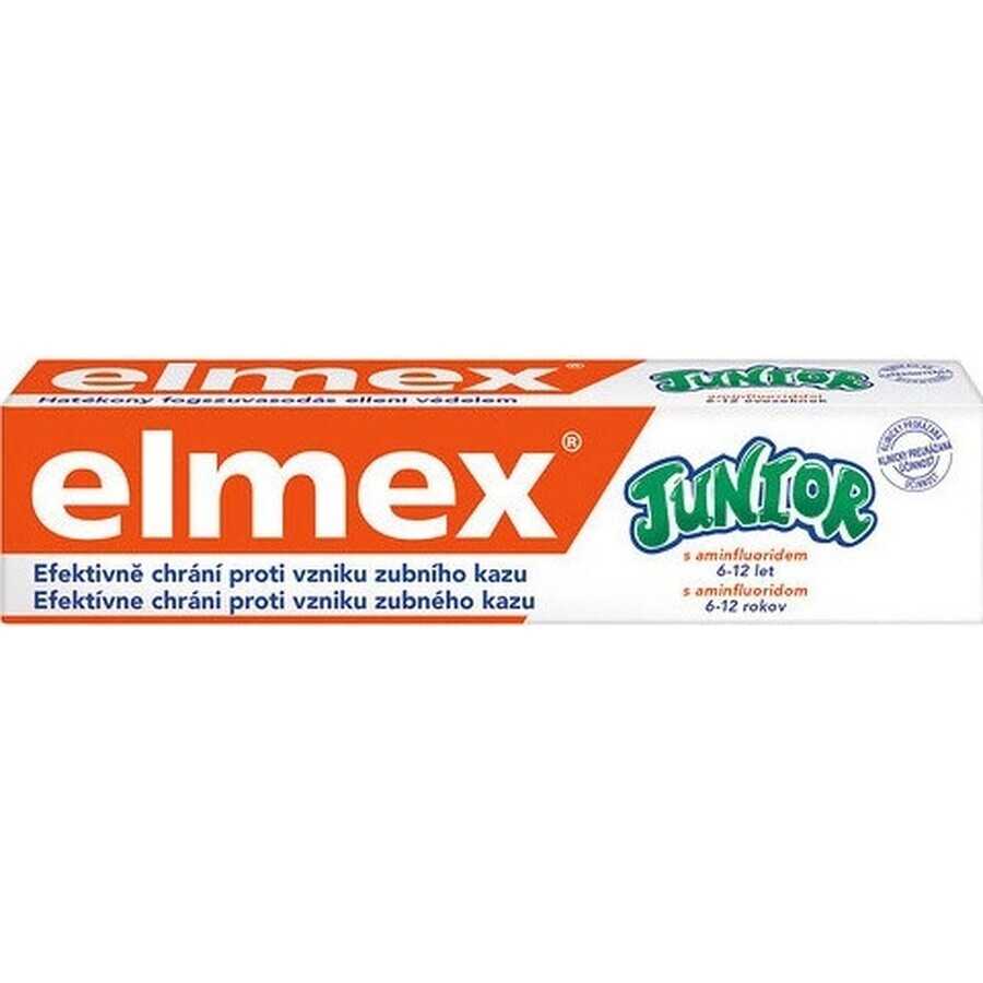 ELMEX JUNIOR TOOTH PASTE 1×75 ml, Zahnpasta für Kinder