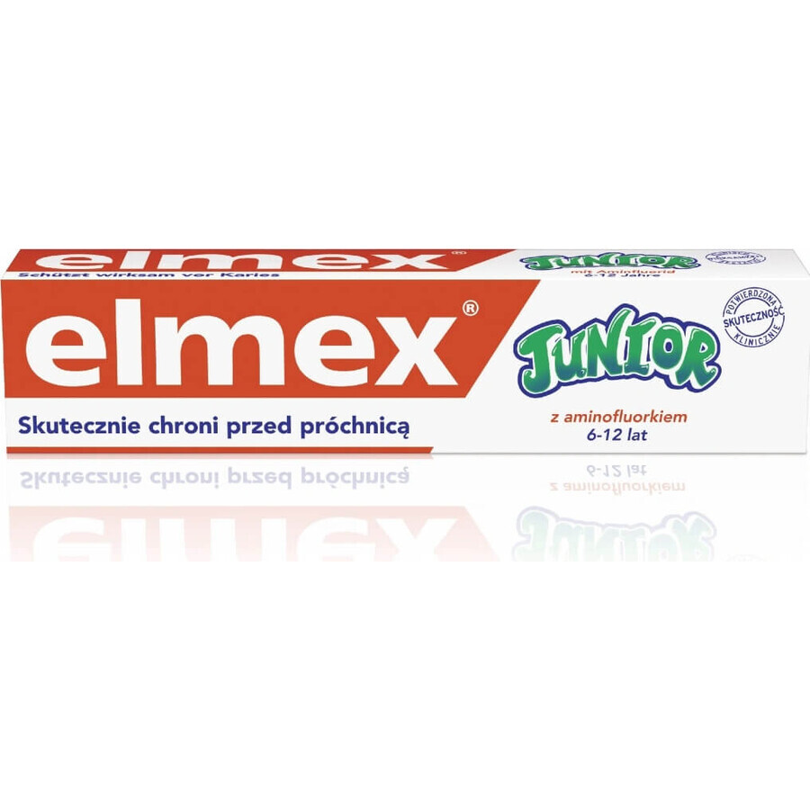 ELMEX JUNIOR TOOTH PASTE 1×75 ml, Zahnpasta für Kinder