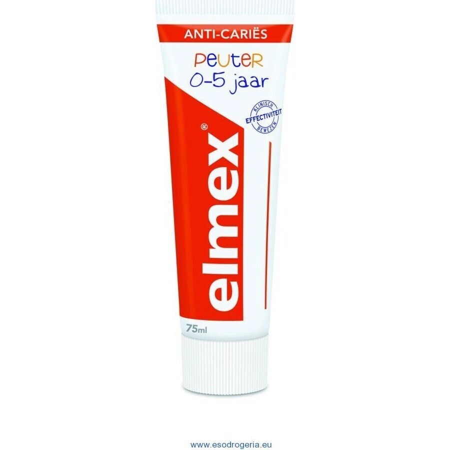 ELMEX JUNIOR TOOTH PASTE 1×75 ml, Zahnpasta für Kinder