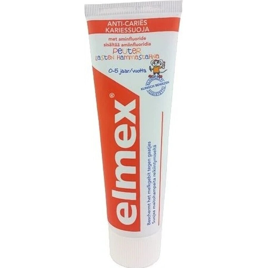 ELMEX JUNIOR TOOTH PASTE 1×75 ml, Zahnpasta für Kinder