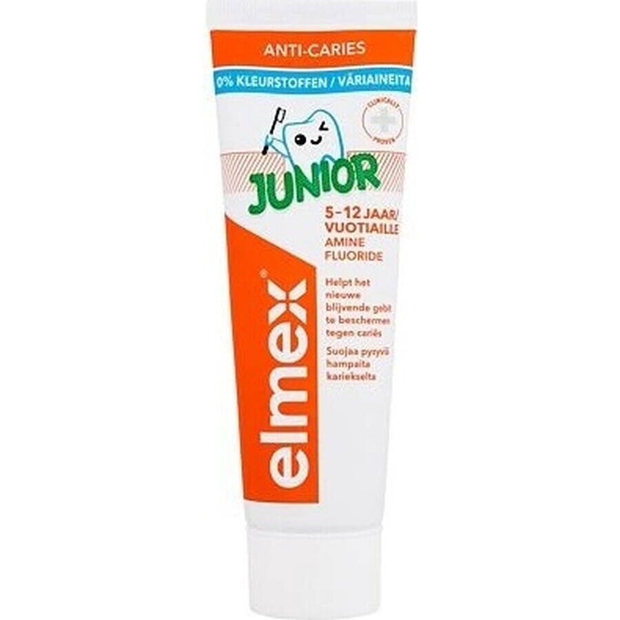 ELMEX JUNIOR TOOTH PASTE 1×75 ml, Zahnpasta für Kinder