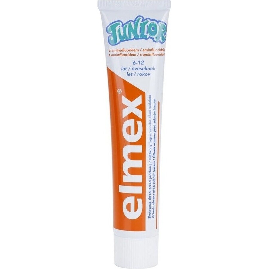 ELMEX JUNIOR TOOTH PASTE 1×75 ml, Zahnpasta für Kinder