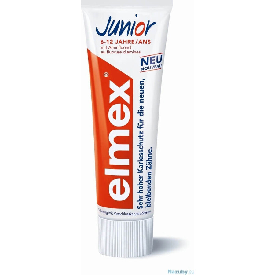 ELMEX JUNIOR TOOTH PASTE 1×75 ml, Zahnpasta für Kinder