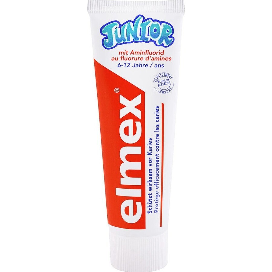 ELMEX JUNIOR TOOTH PASTE 1×75 ml, Zahnpasta für Kinder