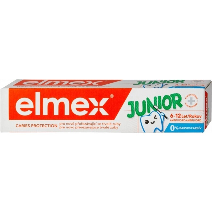 ELMEX JUNIOR TOOTH PASTE 1×75 ml, Zahnpasta für Kinder