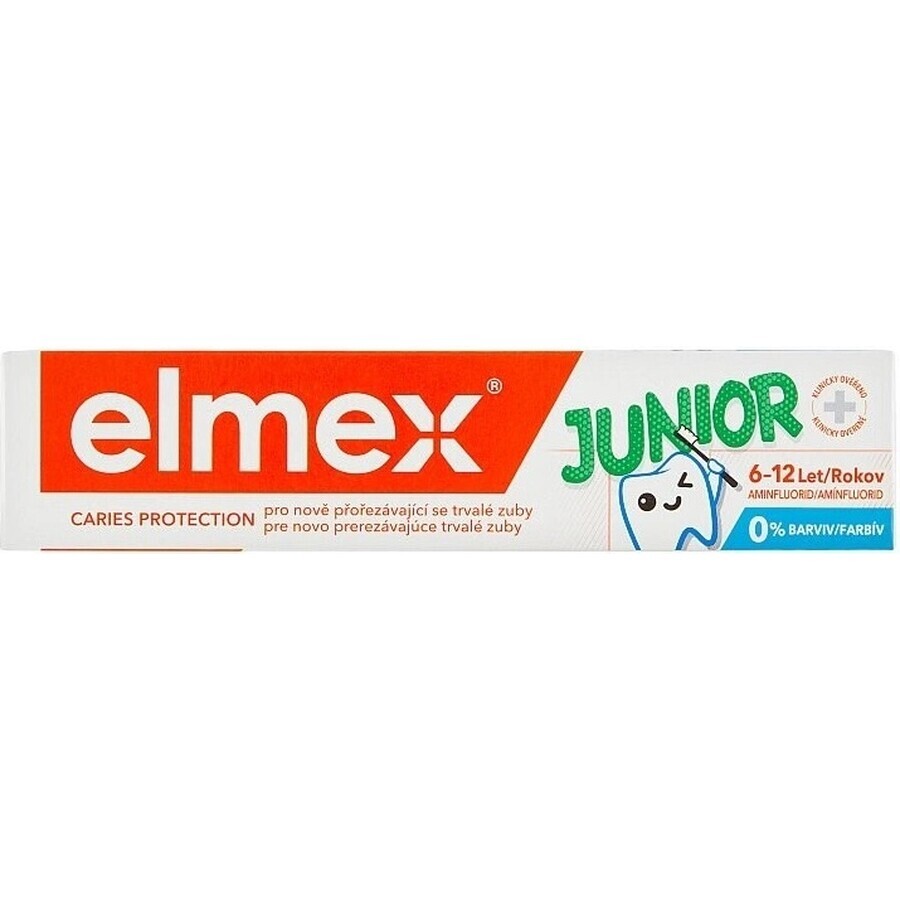 ELMEX JUNIOR TOOTH PASTE 1×75 ml, Zahnpasta für Kinder