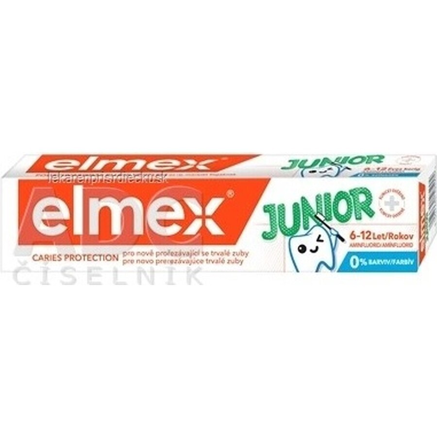 ELMEX JUNIOR TOOTH PASTE 1×75 ml, Zahnpasta für Kinder