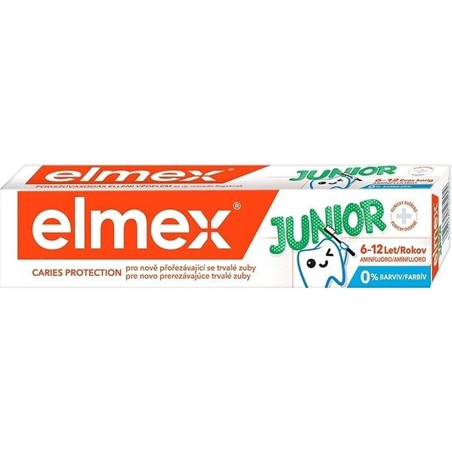 ELMEX JUNIOR TOOTH PASTE 1×75 ml, Zahnpasta für Kinder