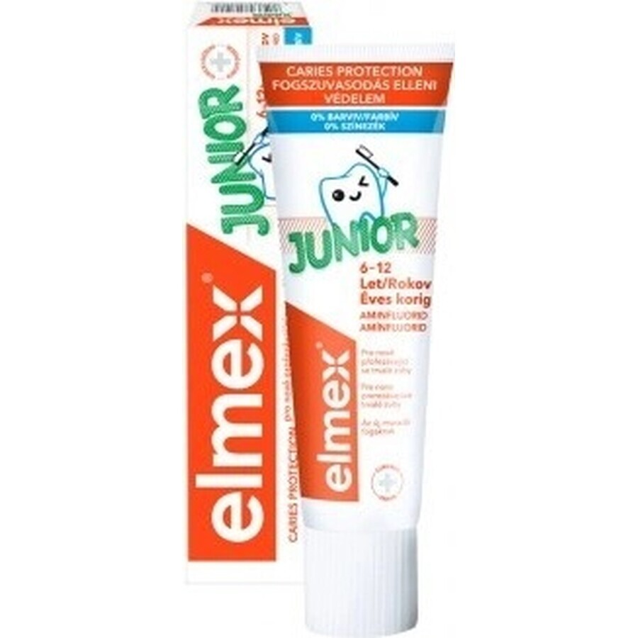 ELMEX JUNIOR TOOTH PASTE 1×75 ml, Zahnpasta für Kinder